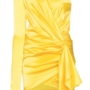One Shoulder Satin Mini Dress